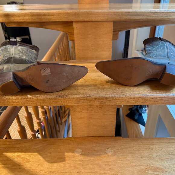 Buttero Boots - distressed - brown leather tips and trim - Gorgeous - Picture 3 of 6